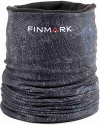 Finmark Multifunkční šátek s flísem тъмносиво, бяло (FSW-310)