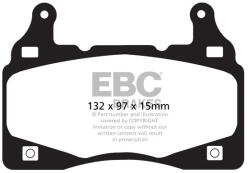 EBC set placute frana, frana disc EBC DP41895R (DP41895R)