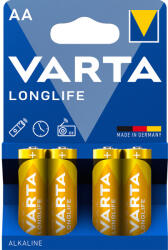 VARTA Elem AA ceruza LR06 Longlife 4 db/csomag, Varta (20356)