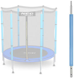 Neo-Sport 1, 4 m-es alsó oszlop külső hálóval ellátott trambulinhoz, kék, Neo-Sport