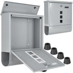 GEKO postaláda újságtartóval szürke 34x30, 7x10cm G10924 (G10924)