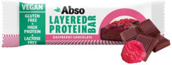 Abso Layered Protein Bar vegán fehérjeszelet - Málnás-csokoládés 50 g