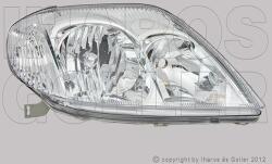 Toyota Corolla 2002-2004 - FSZ H7/HB3 jobb 4a. +Kombi (motoros) FARBA tip