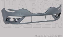 Renault Megane 2016-2020 - Első lökh. alapozott, oldaltartókkal