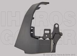 Toyota Proace City 2020-2024 - Hátsó lökh. sarok jobb fekete, rövid (2 h. ajtós)