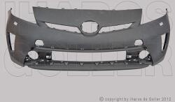 Toyota Prius 2012-2015 - Első lökh. alapozott, FSZ mosó lyukkal - alkatresz - 32 070 Ft