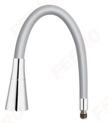 FERRO Elastico II Flexibilis Kifolyócső mosogató csaptelepekhez szürke