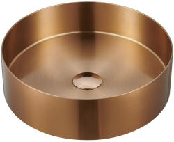SAPHO AURUM mosdó klik-klak lefolyóval. átm. : 38cm. rózsaarany