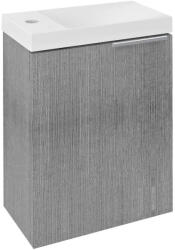 SAPHO LATUS X mosdótartó szekrény. 39.4x50x22cm. ezüst tölgy