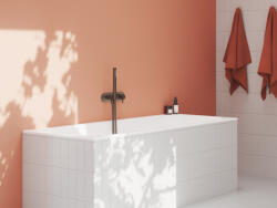 RAVAK Espirit falba süllyesztett csaptelep szettel, kétutas, belső egység nélkül ES 065.20GB. O2. RB07D. +S, Graphite Brushed