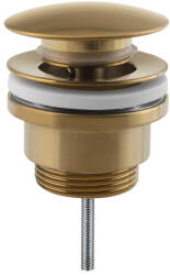 SAPHO klik-klak mosdólefolyó. 5/4. matt arany