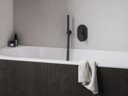 RAVAK Eleganta falba süllyesztett csaptelep, kétutas, belső egység nélkül EL 065.20BLM. O2. RB07E, Black Matt - szerelvenycenter