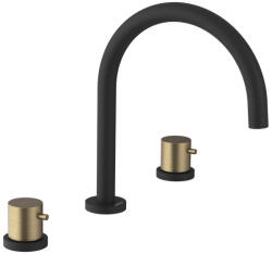 SAPHO ULTRASAN álló mosogatócsaptelep. matt fekete/matt arany - szerelvenycenter - 237 500 Ft