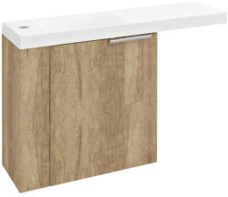 SAPHO LATUS VI mosdótartó szekrény. balos. 50x50x22cm. Alabama tölgy