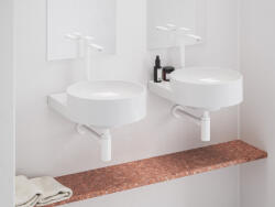 RAVAK Eleganta álló mosdócsaptelep BeCool 335 mm leeresztő nélkül EL 015.11WV, White Velvet - szerelvenycenter