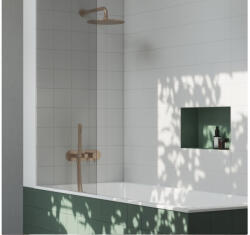 RAVAK Espirit falba süllyesztett csaptelep szettel, háromutas, belső egység nélkül ES 068.60RGB. O3. RB07D. +S, Rose Gold Brushed