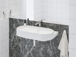 RAVAK Eleganta álló mosdócsaptelep BeCool 220 mm leeresztő nélkül EL 014.01CR, Chrome