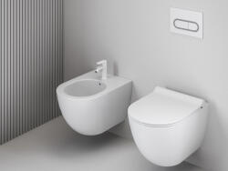 RAVAK Eleganta álló bidécsaptelep 130 mm leersztő nélkül EL 056.10WV , White Velvet