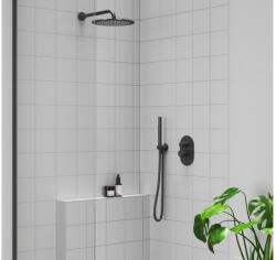 RAVAK Espirit falba süllyesztett csaptelep, kétutas, belső egység nélkül ES 065.20BLM. O2. RB07E, Black Matt