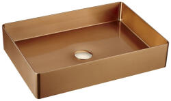 SAPHO AURUM mosdó klik-klak lefolyóval. 50x35.2cm. rózsaarany