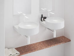 RAVAK Eleganta álló mosdócsaptelep BeCool 220 mm leeresztő nélkül EL 014.11WV, White Velvet - szerelvenycenter