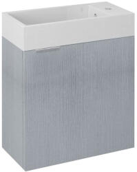 SAPHO LATUS IV mosdótartó szekrény. balos/jobbos. 49.5x50x24.5cm. ezüst tölgy