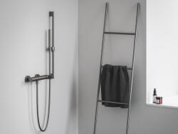 RAVAK Eleganta fali zuhanycsaptelep szett nélkül EL 032.20GB, Graphite Brushed - szerelvenycenter