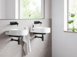 RAVAK Puri fali süllyesztett mosdócsaptelep PU 019.20BLM, matt fekete - szerelvenycenter