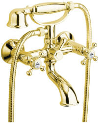 SAPHO REITANO ANTEA Kádtöltő csaptelep. zuhanyszettel. arany