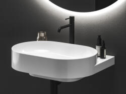 RAVAK Espirit álló mosdócsaptelep BeCool 250 mm leeresztő nélkül ES 014.21BM, Black Matt