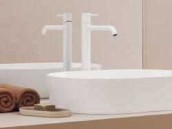 RAVAK Espirit álló mosdócsaptelep BeCool 340 mm leeresztő nélkül ES 015.11WV, White Velvet