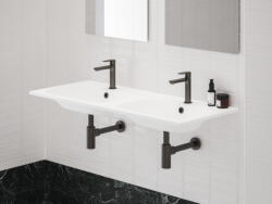 RAVAK Eleganta álló mosdócsaptelep 170 mm leeresztő nélkül EL 012.20GB, Graphite Brushed - szerelvenycenter