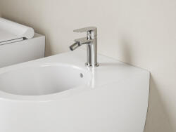 RAVAK Eleganta álló bidécsaptelep 130 mm leersztő nélkül EL 056.00CR, Chrome - szerelvenycenter