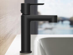 RAVAK Puri álló mosdócsaptelep leeresztő nélkül PU 014.20BLM, matt fekete - szerelvenycenter