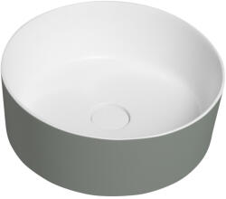 SAPHO THIN pultra szerelhető rockstone mosdó. átm. : 38cm. verde/matt fehér