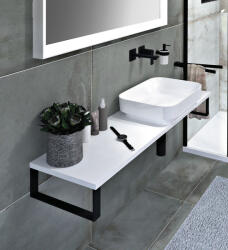 SAPHO PLATO mosdótartó pult. 140x36cm