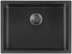 SAPHO ZENITH rozsdamentes mosogatótálca. 60x45cm. antracit