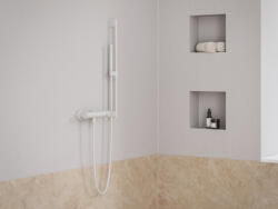 RAVAK Eleganta fali zuhanycsaptelep szett nélkül EL 032.10WV, White Velvet - szerelvenycenter