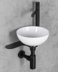 SAPHO TETRIS mosdótartó konzol. kerámiamosdóval. alátéttel. jobb oldali magasított csaptelephez