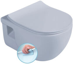 SAPHO BRILLA RIMLESS. fali WC. 35.5x53cm. matt kék