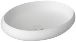 SAPHO THIN pultra szerelhető rockstone mosdó. 60x40cm. matt fehér