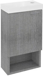 SAPHO LATUS XI mosdótartó szekrény. 30x53x16.5cm. ezüst tölgy