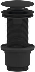 SAPHO klik-klak mosdólefolyó. 5/4. 10-80mm. ABS/matt fekete