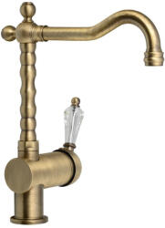 SAPHO KIRKÉ CRYSTAL mosogató-csaptelep. bronz 190/205/285mm. bronz
