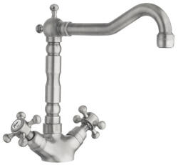 SAPHO REITANO ANTEA kétkaros mosogató-csaptelep. nikkel - szerelvenycenter - 90 250 Ft