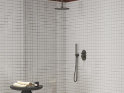 RAVAK Espirit falba süllyesztet csaptelep, automatikus kétutas, belső egységgel ES 061.20GB. O2, Graphite Brushed