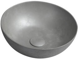 SAPHO FORMIGO betonmosdó. átm. : 39cm. ezüst
