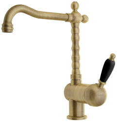 SAPHO KIRKÉ WHITE Mosogató-csaptelep. fehér karral. bronz - szerelvenycenter - 108 300 Ft