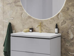 RAVAK Espirit álló mosdócsaptelep 190 mm leeresztő nélkül ES 012.60GLB, Gold Brushed