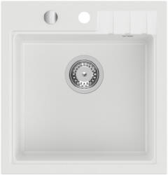 SAPHO Gránit mosogató. egy medencés. 50x52cm. fehér
